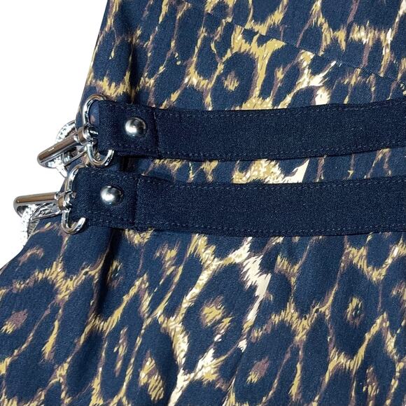 Killstar Leopard Dress Man Eater Bondage - Picture 6 of 16